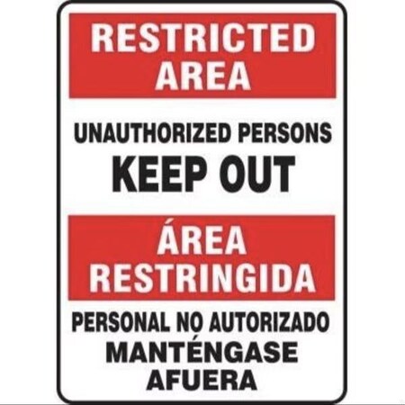 Accuform Safety Sign, SBMADC521VA SBMADC521VA